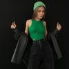 Ribbed Solid Tank Tops Women Skinny O-Neck Sleeveless Body-Shaping Undefined All-Matching Vest Female Streetwear Clothing