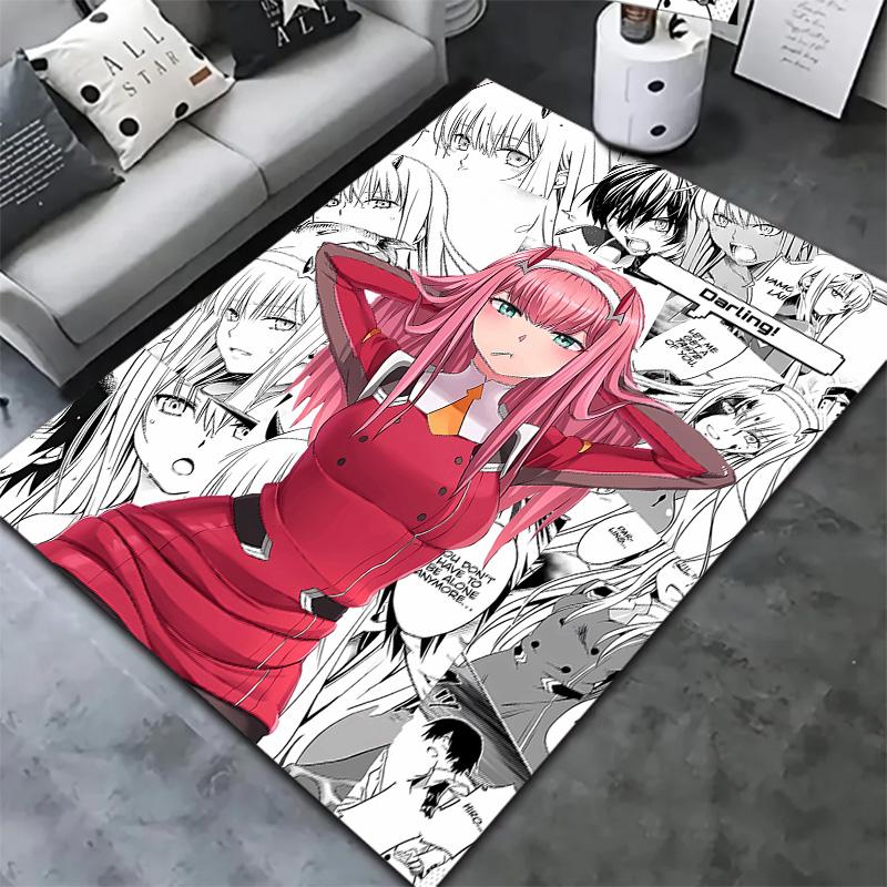 Franxx Carpet Rug For Living Room Bedroom Home Sofa Decoration Kids Play Nonslip Floor Mat