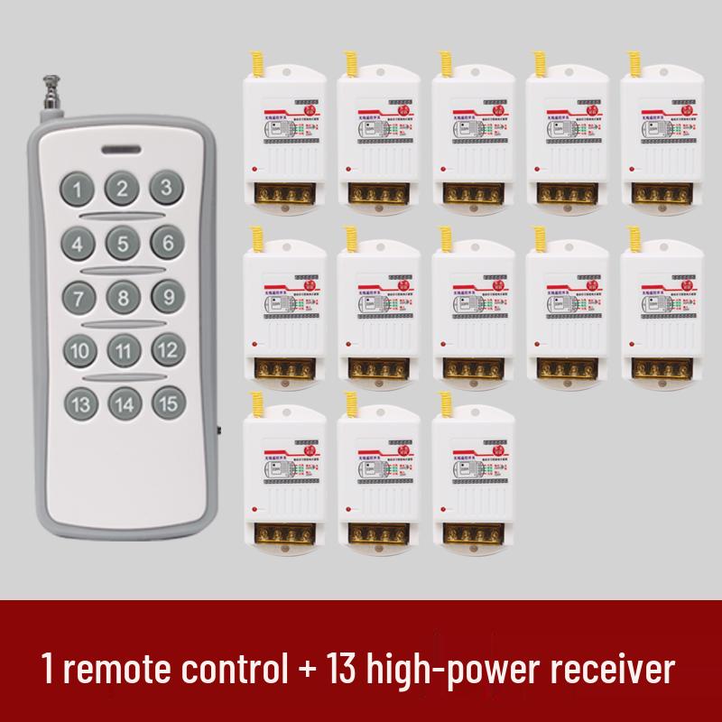 High-Power Submersible Pump with Smart Wireless Remote and Light Control, 220V Multi-Channel Wiring-Free Power Supply