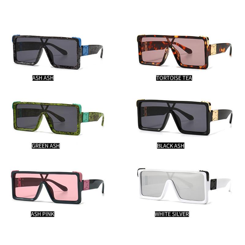 SHAUNA Ins Moda Popolare Vintage Quadrati Un Pezzo Occhiali da Sole da Donna Marca Designer Uomo Occhiali Maschera UV400