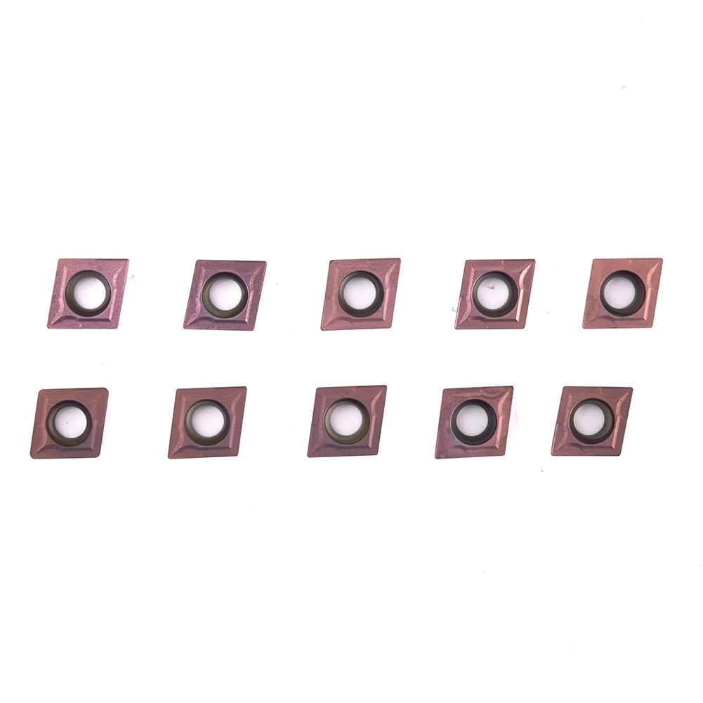 CCMT 09 T3 Carbide Inserts for Steel and Stainless Steel Pack of 10