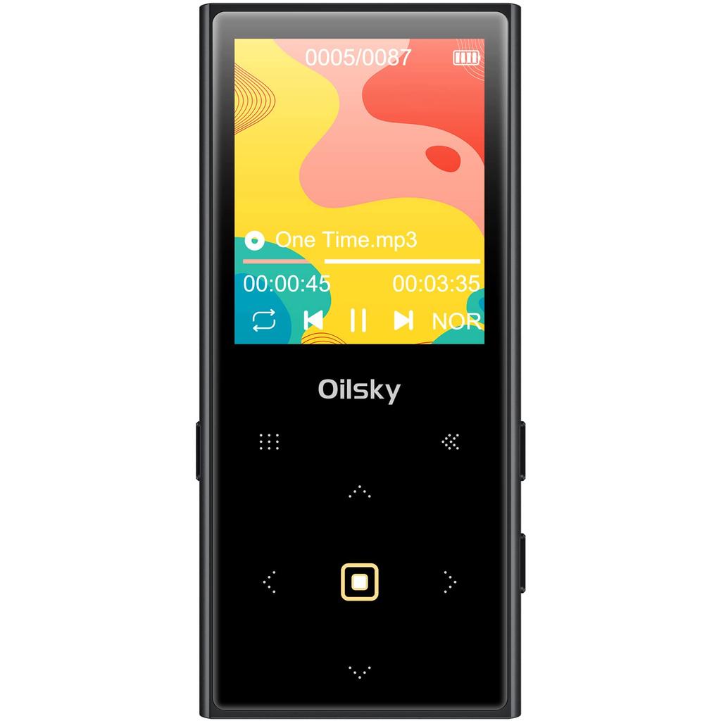 64GB MP3 Bluetooth Digital Audio Player with Direct 128GB Expandable Touch Alloy Voice Music FM Large Capacity D22 Player, 5.0, Recording, Capacity,