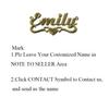 Stainless Steel Necklace Personalized Letter Gold Choker Necklace Pendant Nameplate Gift