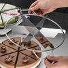 1 Pezzo Tagliatorta Slicer in Acciaio Inossidabile - Marcatore Porzioni Pasticceria Divisore Torta Pizza per 4-10 Fette Uniformi Strumento da Cucina per Pasticceria