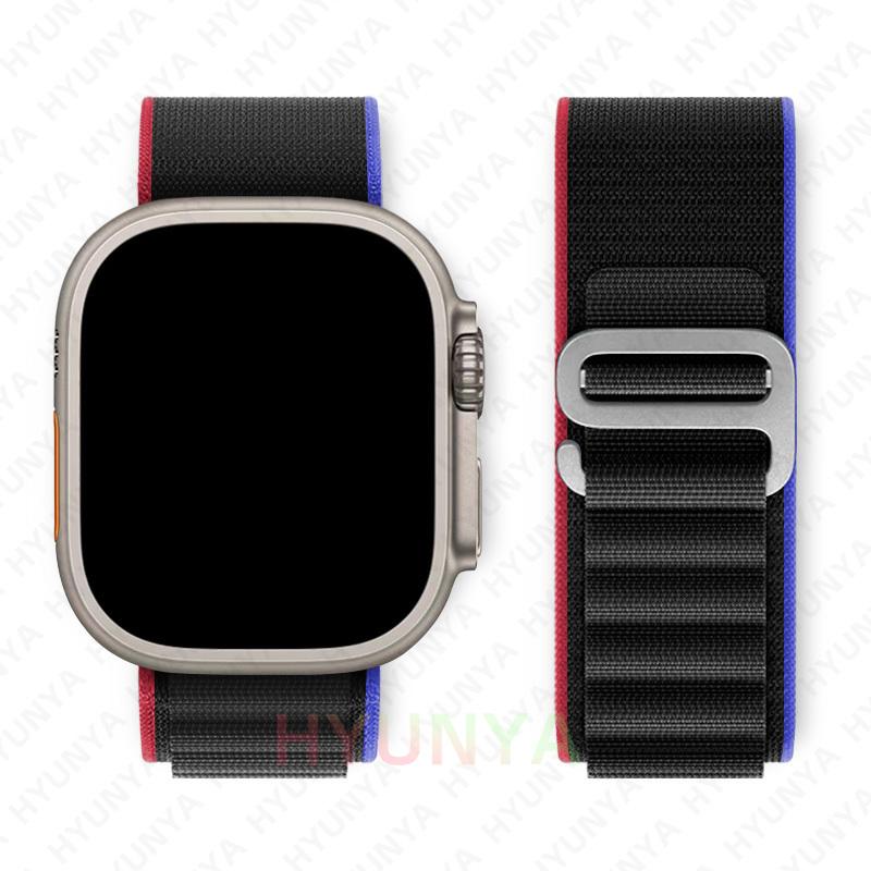 Alpine Λουράκι για Apple Watch Band Σειρά 10 9 8 7 SE Ultra 2 41mm 42mm 45mm 46mm 49mm 40mm 44mm IWatch Correa Λουράκι Ρολόι Βραχιόλι