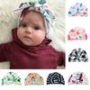 Newborn Baby Boy Girl Baby Sun Hat Floral Bowknot Cap Toddler Turban Photo Props