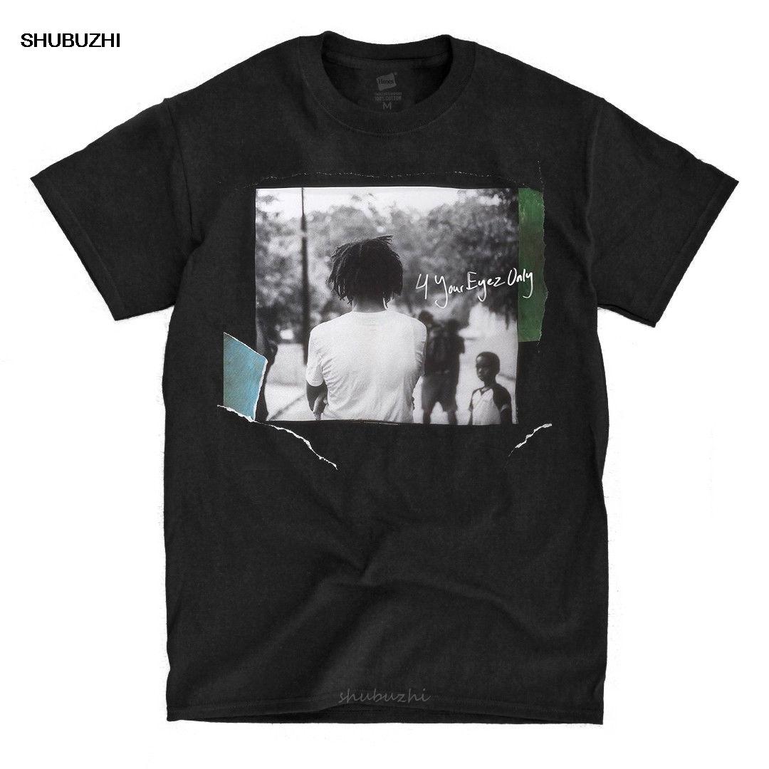 

J Cole 4 Your Eyez Only Black TShirt Fashion Short Sleeve Sale 100 Cotton Hot Sale Men T Shirt Fashion Top Tee 4XL