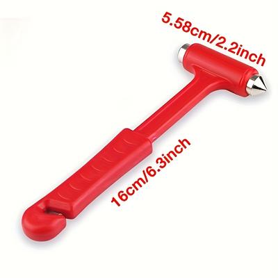 1PC Car 2-in-1 Hammer Long Handle Solid Multifunctional Emergency Hammer Escape Hammer Window Breaker Life Hammer