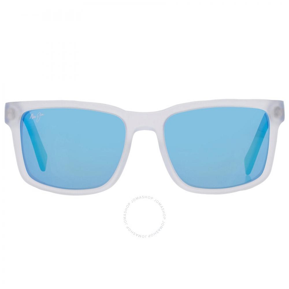 

Maui Jim Stone Shack Blue Hawaii Rectangular Unisex Sunglasses B862 05 55