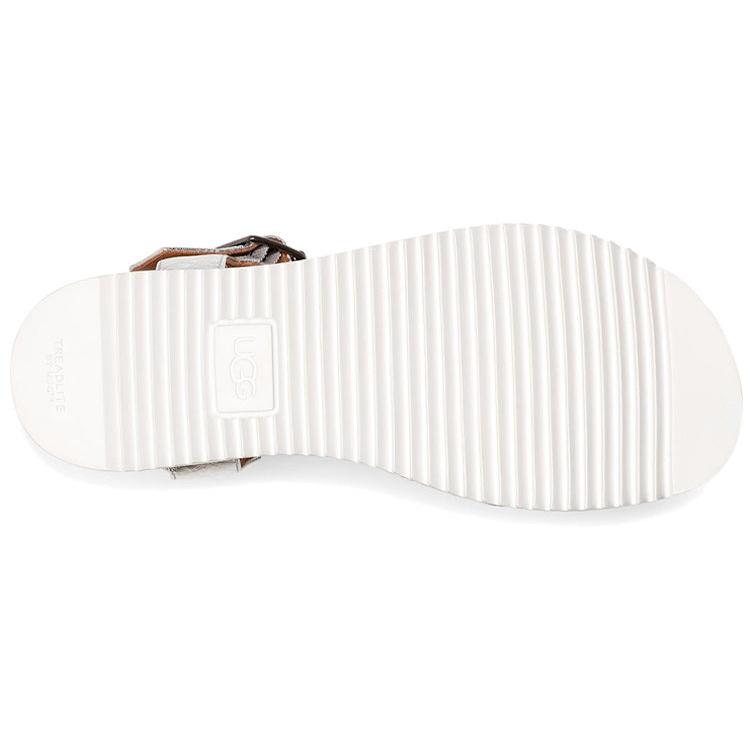 (WMNS) UGG Zoie Metallic Sandal Women's 1116390-SLVR