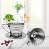 Stainless Steel Pour Over Coffee Filter Cup Dripper Home Office Manual Brewing 125ml 250ml