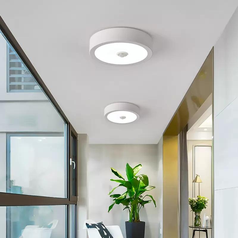 Modern LED Ceiling Lamp Human Body Induction Home Decor Fixture For Aisle Balcony Corridor Hallway Kitchen Ceiling Decor Lusters
