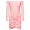 Elegant Women Long Sleeve Off Shoulder Evening Cocktail Party Club Bodycon Mini Dress Us