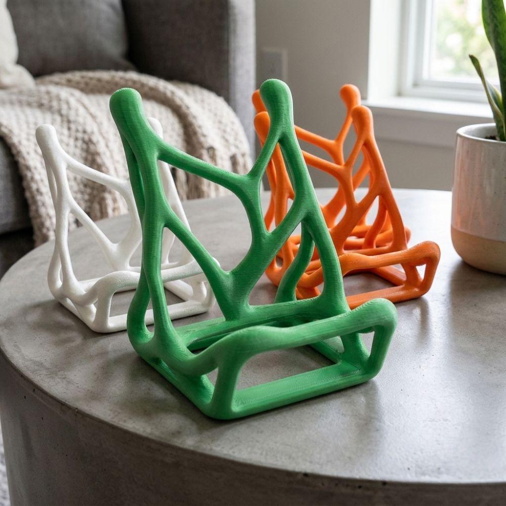 Hands-free Viewing Skeleton Bone Phone Stand 3D Printed Phone Holder Figurine  Desktop Ornaments