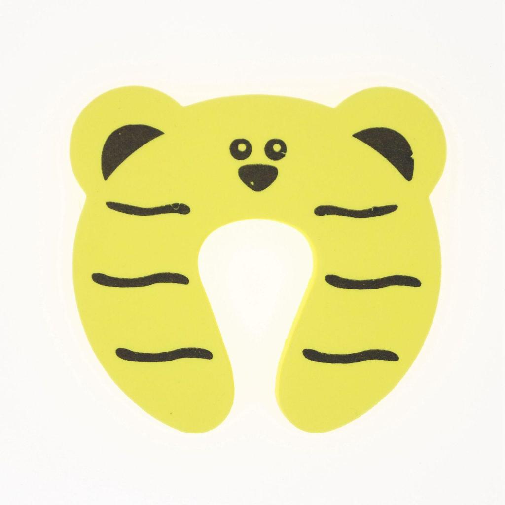 Kids' EVA Cartoon Animal Door Stopper - Pinch-Proof Safety Clip