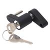Trailer Tongue Coupler Lock Heavy Duty Anti Theft Versatile Coupler Lock for RVS Trucks Toolbox Black