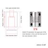 High-quality Durable Flexible Coupling- D19l25 3x3 MM/3x4 MM Coupling