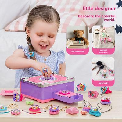 Máquina de adesivos de livro mágico: Conjunto de joias e anéis Guka Creative DIY para aniversários de meninas