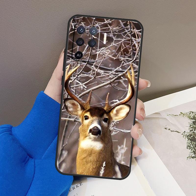 Deer Hunting Camo Case For OPPO A5 A9 A31 A53 2020 A53S A1K A15 A16 A52 A72 A92 A83 A91 A54 A74 A94 Coque