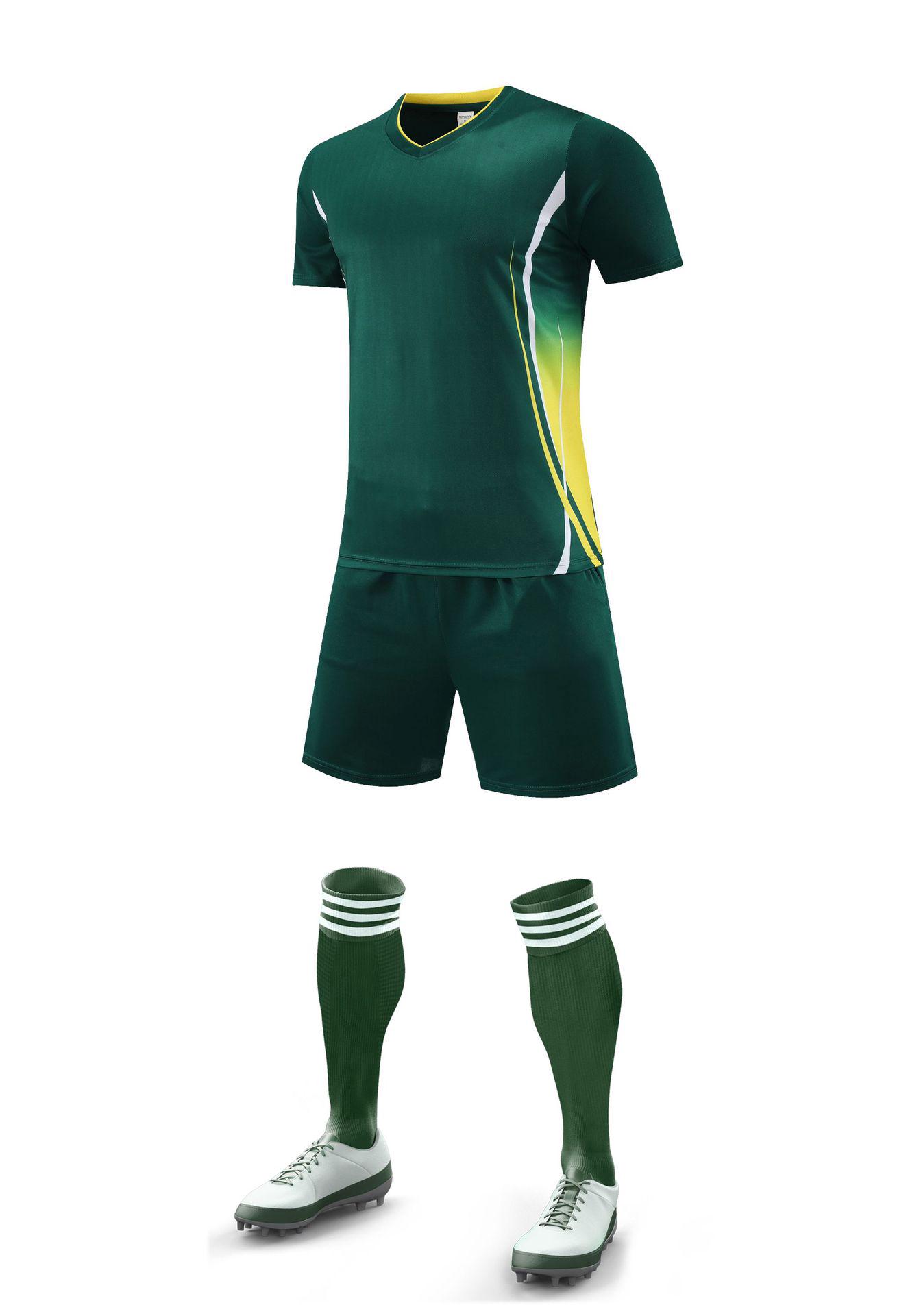 Customizable Football Jersey Set: Club Uniform for Student Training and Competitions XS