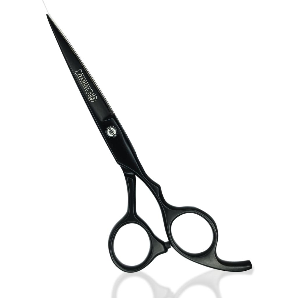 DANIAL High Carbon Razor Cut Stainless Steel Hair Cutting Scissors - Professional Barber Scissors for Men and Women - Ideal for Beard, Moustache, a