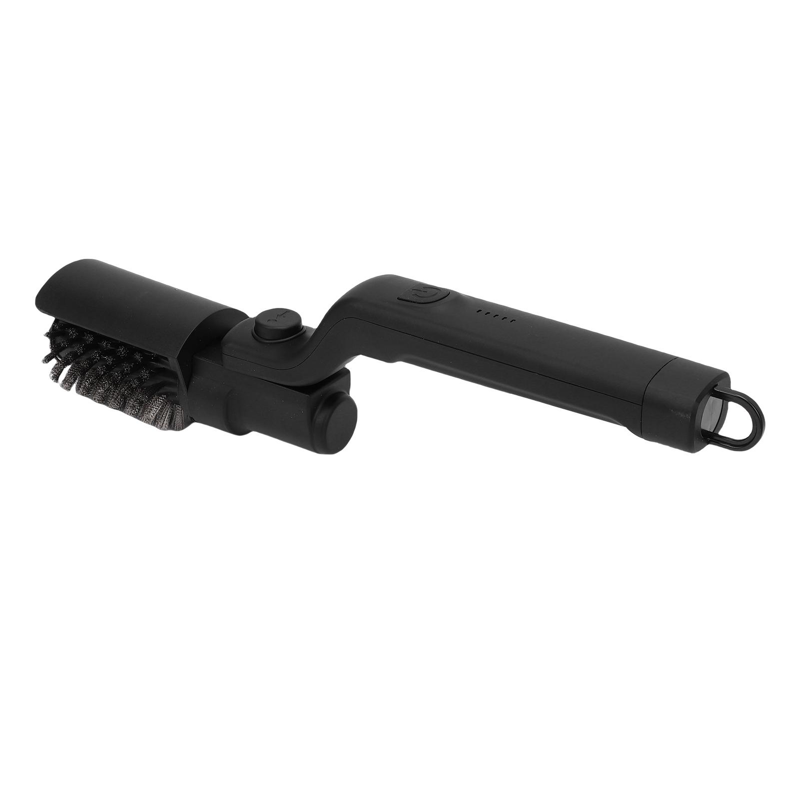 

Electric Rotary Grill Brush Cordless Rechargeable Outdoor Cleaning Use with Replacement Head Black