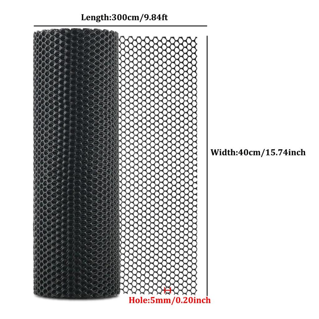 1/2roll Plastic Protective Nets for Poultry Farms, Family Balconies, Plastic Protective Nets, and Fall Prevention Nets 40x300cm