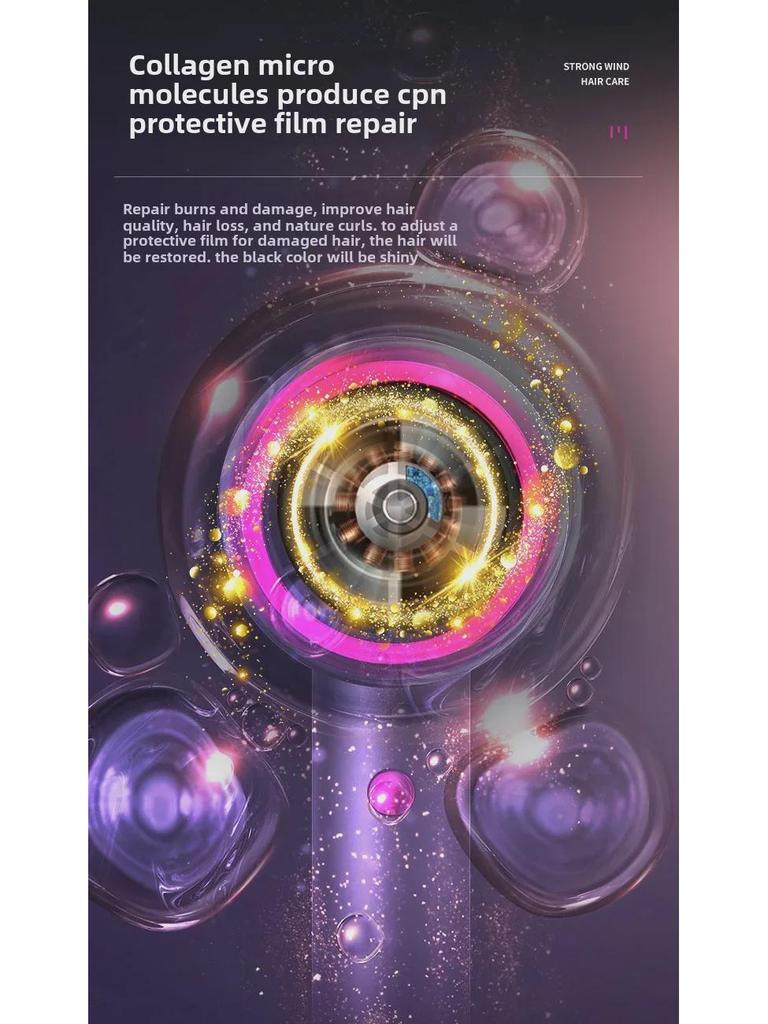 Superior High-Power Blue Light Hair Dryer - Celebrity Favorite Gift