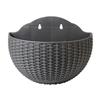 Flower Pot Exquisite Wall-mounted Plastic Wall Hanging Basket Flowerpot for Outdoor Garden Balcony Planter Bucket Home Decor