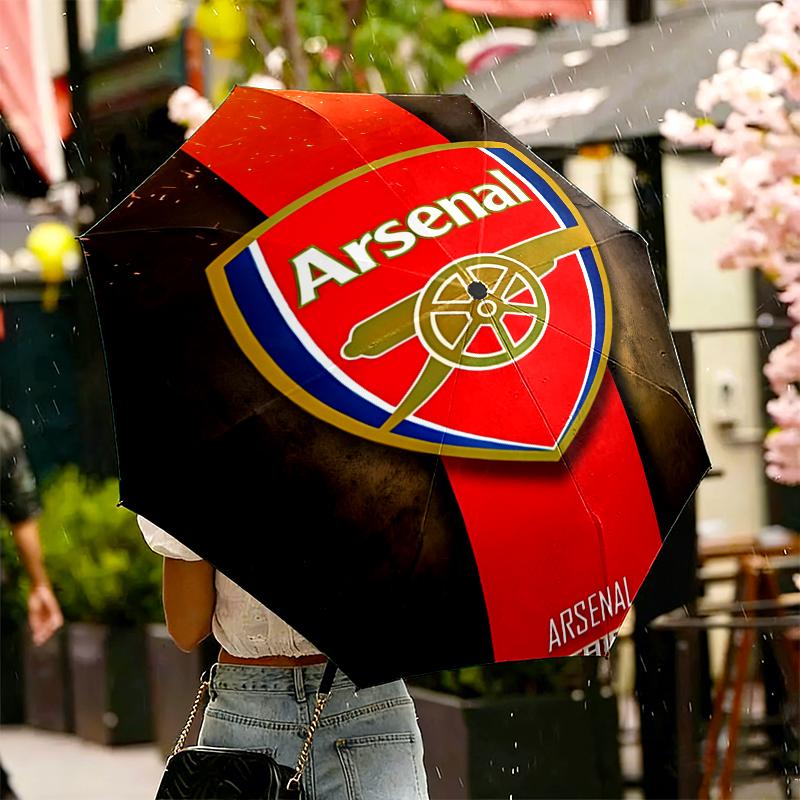 Arsenal F.C Print Umbrella Automatic Opening/ Closing - Portable Foldable Design - Daily use for Travel/Outdoor - Gift for Birthday