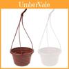 Einfacher und eleganter roter Blumentopfhalter für Innen- und Außendekoration
