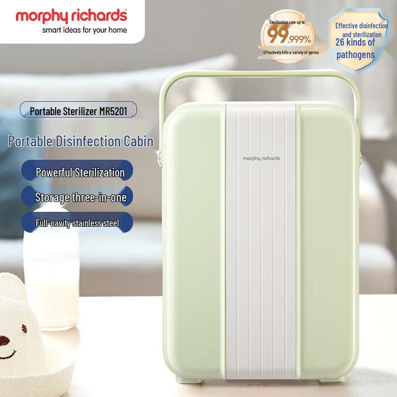Morphy Richards MR5201 Portable UV Baby Bottle Sterilizer CN plug (adapter included)