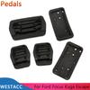 Edelstahl-Autopedale, Gasbrems- und Kupplungspedal für Ford Focus 2 3 4 MK2 MK3 MK4 RS ST 2005- Kuga Escape