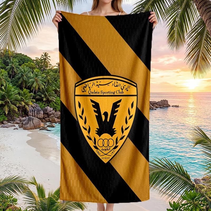 Qadsia Club Fashion Beach Towel: Ideal for Summer Adventures Soft, absorbent and quick drying suitable for swimming and bathing