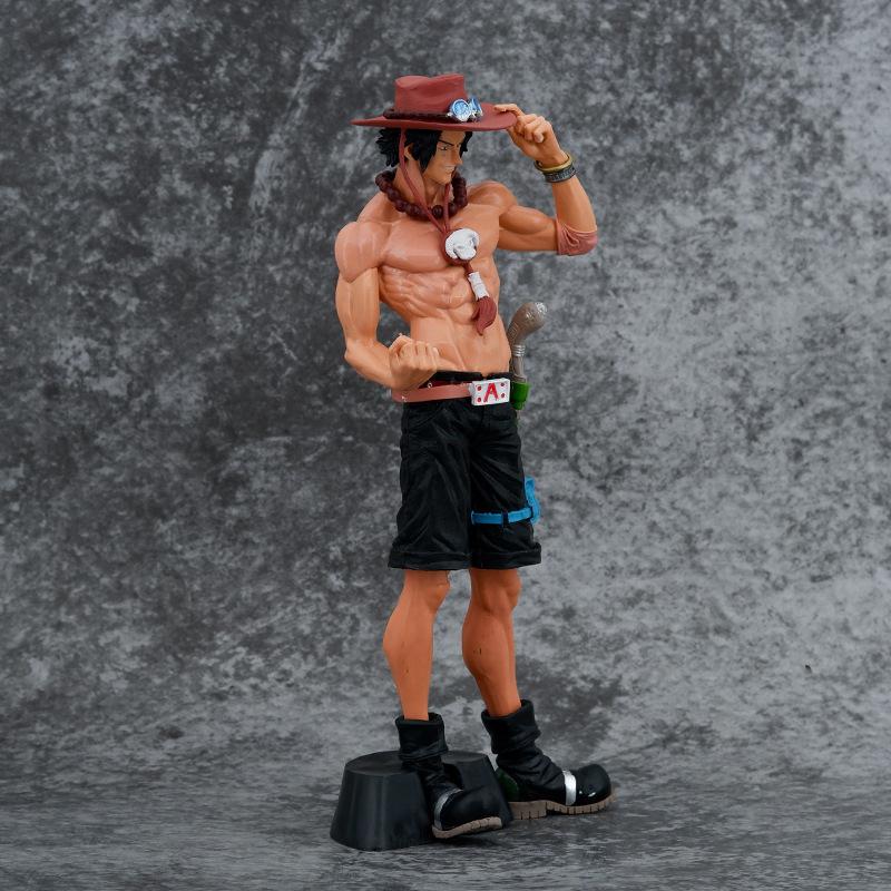 ONE PIECE group Ace figure ONE PIECE doll 114 generation Ace model ornament straw hat group voyage king