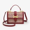 Wedding Bag 2024 New Summer Small Square Bag Red Wedding Bag Niche Versatile Ins Single Shoulder Crossbody Bridal Bag