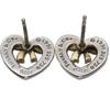 Used TIFFANY&Co. Pierce Silver925/K18 Yellow Gold 3.3g Silver Yellow Gold Heart Ribbon