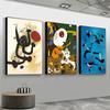 1pc Modern Joan Miro Surrealism Art Poster Stickers Art Wall Murals Decor Game Room Decor Gifts Kawaii HD Painting Cat Cars