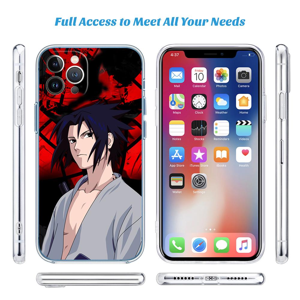 LO76 Naruto Uchiha Sasuke Case for Motorola E13 E15 E20 E22 E22I E22S E30 E32 E40 E7 E7I G Plus Power Play Stylus G22 G14