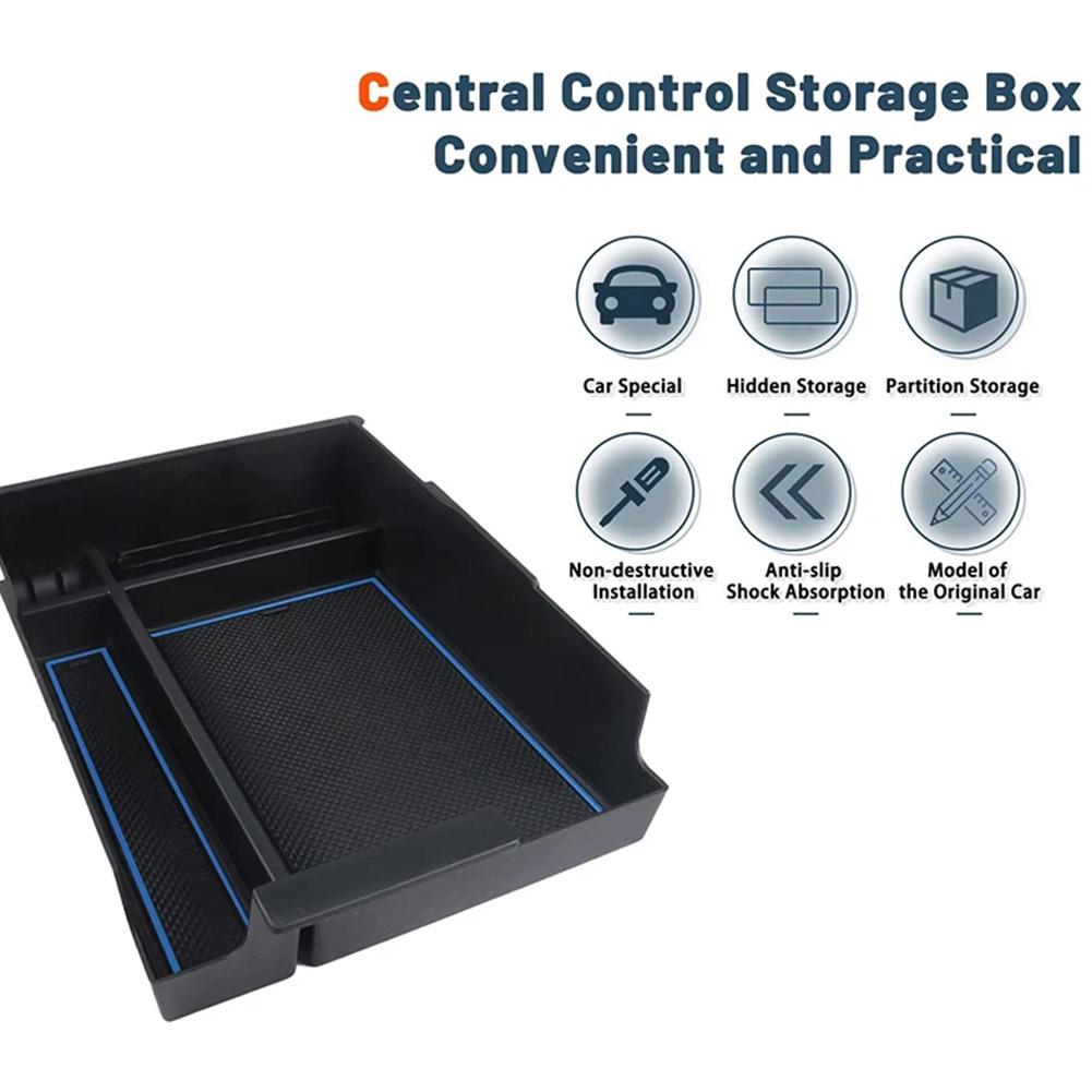 Console Organizer The Newest For Hyundai Palisade 2025 2025 Secondary Insert Storage Box ABS Material Armrest Organizer Tray