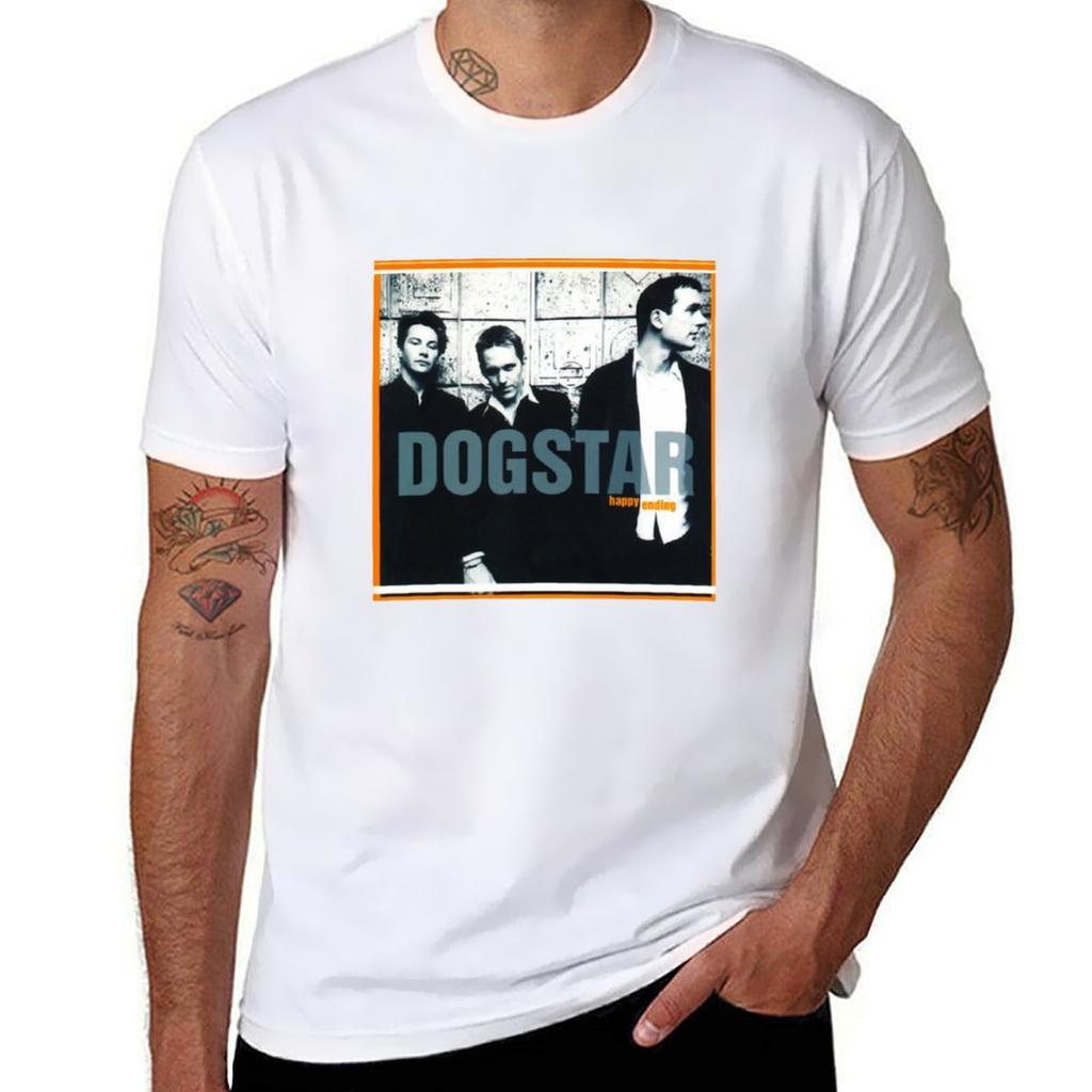 DOGSTAR BAND Happy Ending T-Shirt Cotton T Shirts Man 100% T Shirt for Man Cotton T Shirt Man T-Shirt