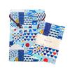 Kyoyu Made In Japan Goshuin-cho (Stamp Book) Case, Drawstring Bag, 100% Cotton, Approx. 26.5×18cm, E