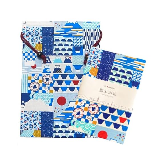 Kyoyu Made In Japan Goshuin-cho (Stamp Book) Case, Drawstring Bag, 100% Cotton, Approx. 26.5×18cm, E