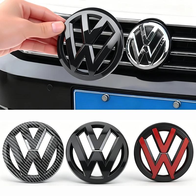 Volkswagen Car Logo Front Grille Rear Trunk Decoration Sticker  For VW GTI Golf MK6 Polo Passat B6 CC Tiguan T-ROC Jetta Arteon Bu2