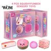 Decompression Sensory Toy 4/8/25Pcs Stress Relief Squeeze Toy, Anxiety Reduction Soft Fidget Stretchy Party Favors for Kids Adults