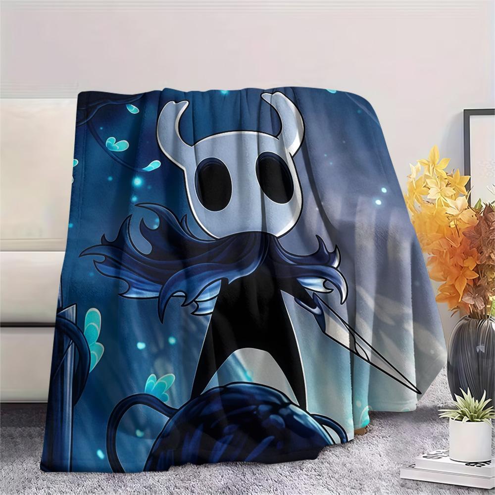 Hollow Knight Flannel Blanket, High Quality Comfortable for All Seasons, Home Decor, Warmth and Comfort