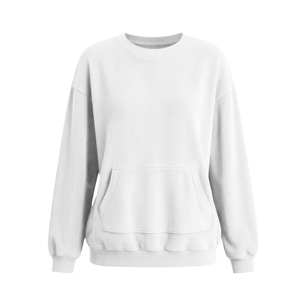 Women's Casual Sweatshirt Loose Fit Color for Everyday Wear