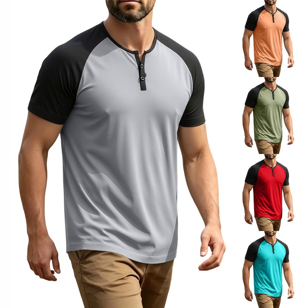 Men's Trendy Short Sleeve T-Shirt for Casual Daily Wear