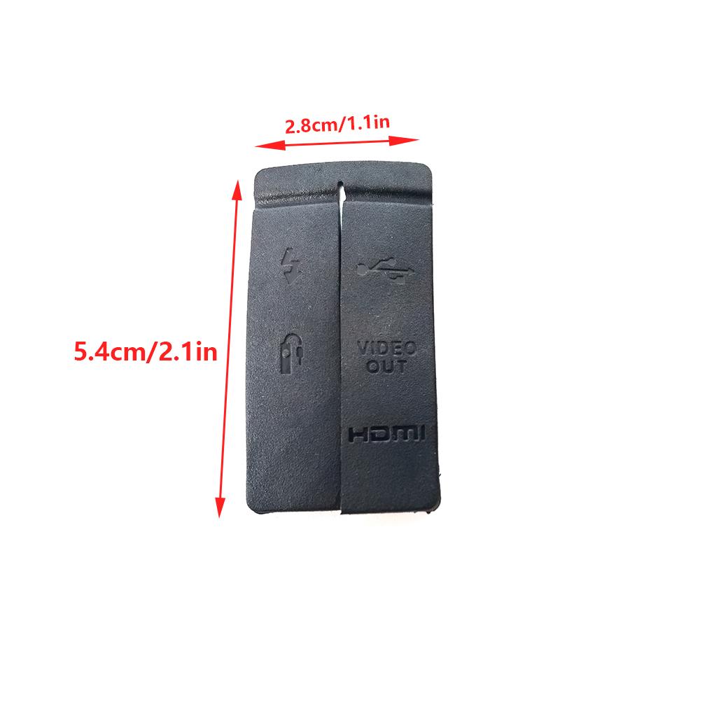 USB Cover Cap Lithe Leather HDMI-compatible VIDEO OUT Rubbers Micro Digital Camera Renewal Parts Parts Replacement for 50D
