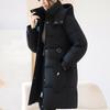 Fashion Winter Woman Long Parkas Hooded Loose Thick Warm Jackets Women's Coats